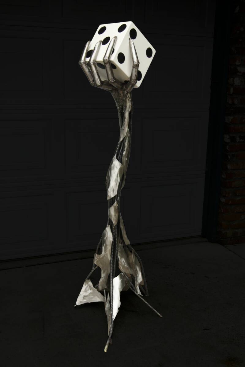 Large Dice Sculpture
