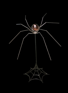 Black Widow Spider Sculpture